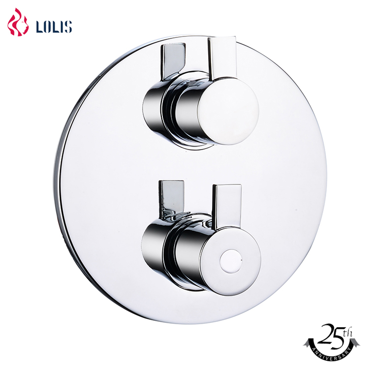 XB 34A China sanitary wares whole brass bathroom hot cold water tap thermostatic concealed 4 way shower diverter mixer