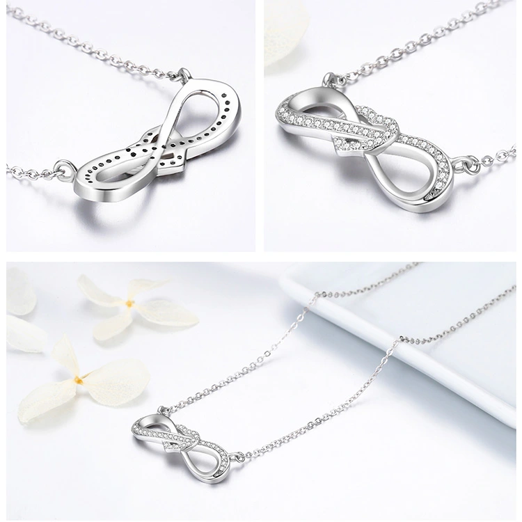 Luxury Jewelry Girlfriend Gift 925 Sterling Silver Necklaces