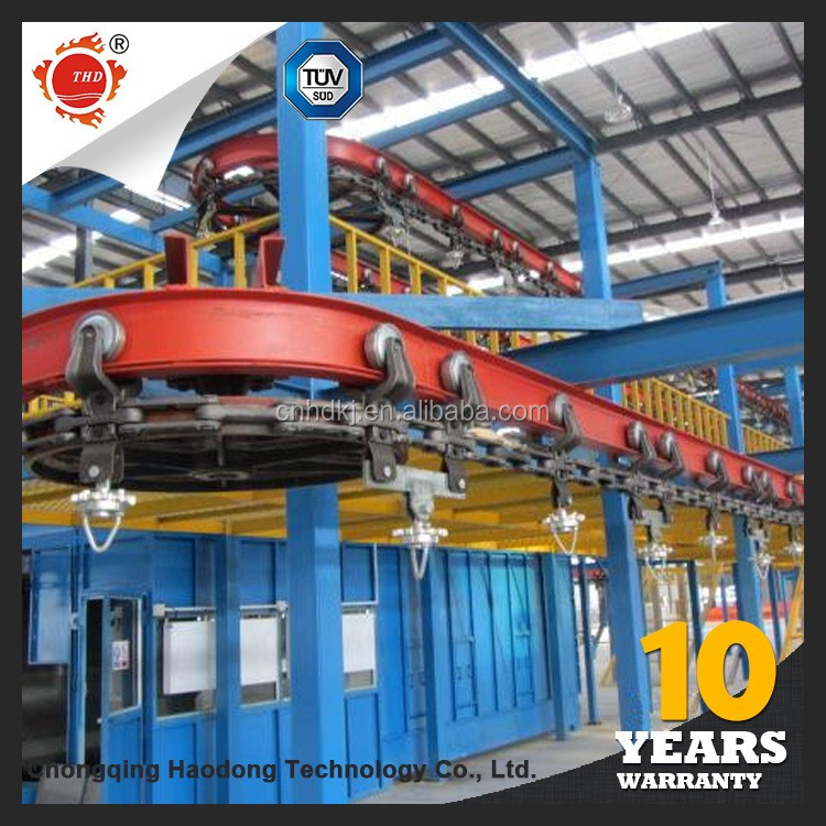 Automatic safety overhead trolley conveyor high quality carbon steel overhead conveyor