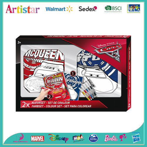 DISNEY&PIXAR CARS canvas coloring set