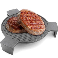 Pizza cooking round ceramic black coating cordierite pizza oven baking stone stone for pizza