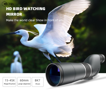 Monoculari monoculari di alta qualità 20-60X di alta qualità con birdwatching chiaro