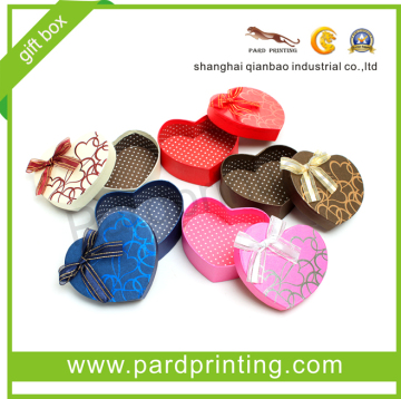 Cordiform Hat Box Candy Packaging Box (QBG-1448)