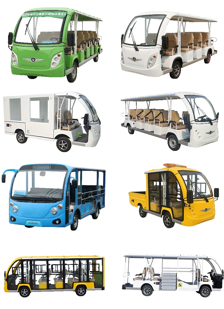 Customized Colour 8 Seatsbattery Powered Classic Shuttle Electric Sightseeing Tourist Cart for Wholesale