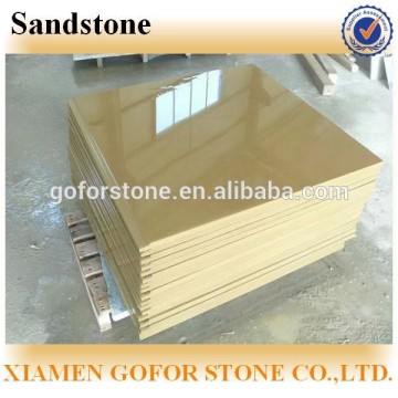 Natural sandstone tiles polished