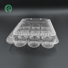 Biodegradable Plastic Cupcake Carrier Container
