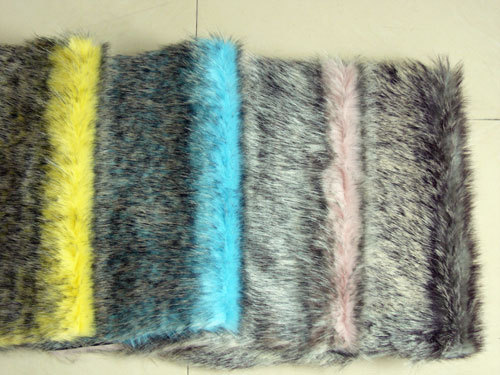 뜨개질을 한 최고 뜨개질을하는 직물 인조 모피