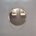 Espejo de metal de marco de oro MDF Mirror Mirror de dormitorio