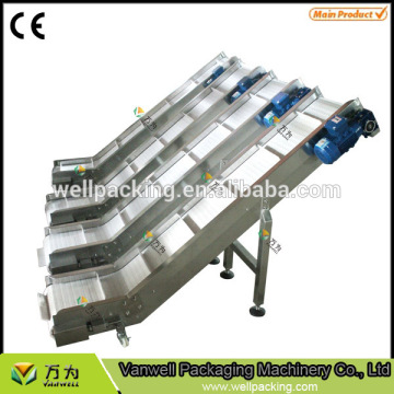 Discharge conveyor, output conveyor, exit conveyor