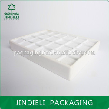 leather wooden jewelry stand for show