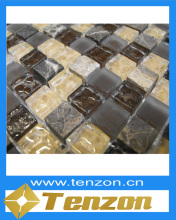 Crazy Style Tight Joint Glass Mosaic Tile