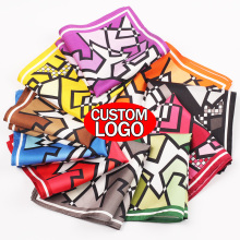 Factory Direct: Custom 30x30cm Digital Printed 100% Silk Handkerchiefs & Pocket Squares