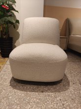 Coarse cloth woolen fabric single chair