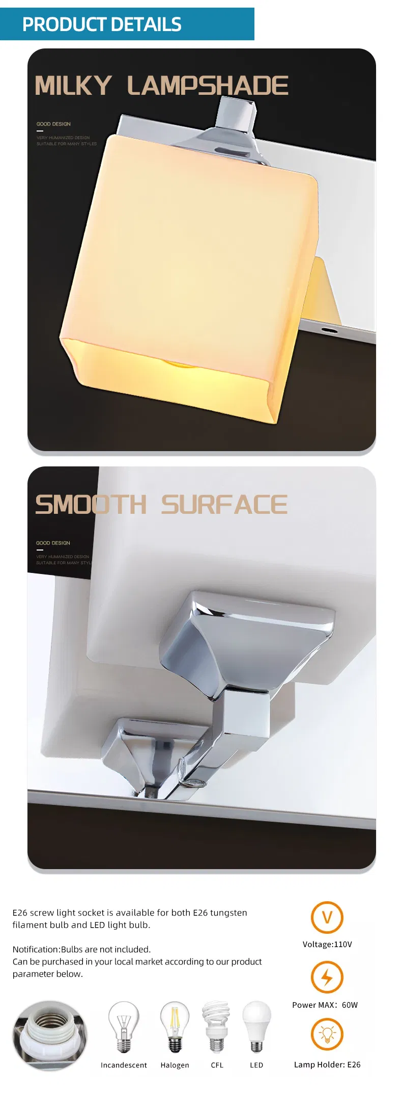 Contemporary LED Bathroom Vanity Light for Stylish Interiors