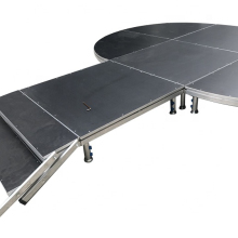 Adjustable Height Aluminum Frame Stage Podium - Easy Install Custom Solution