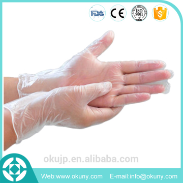 High quality powder free vinyl disposable glove