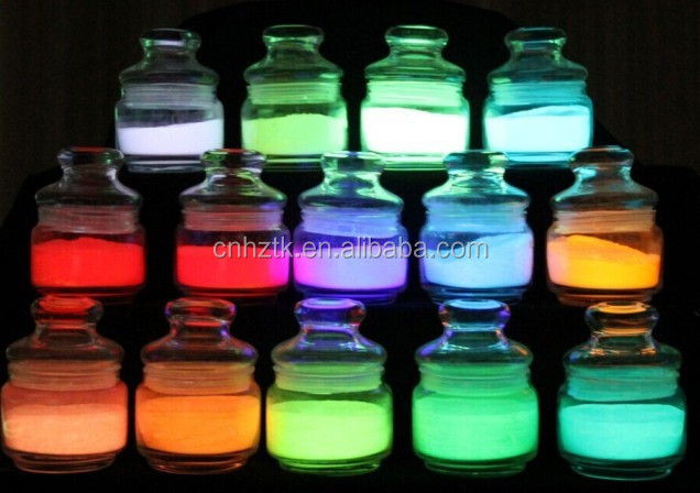 Glow in the dark powder photoluminescent pigment glowing pigment