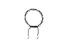 Hot Fashion Silver Alloy Crystal Beads / Agate Bead Bracelet