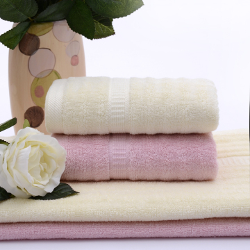 Luxurious Bamboo Solid 4-piece Towel Set