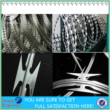 HOT SALE Razor Barbe Wire Fence/Razor Blade Barbed Wire/Razor Barbed Wire Fencing