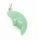 Pendentif Aventurine en forme de lune verte