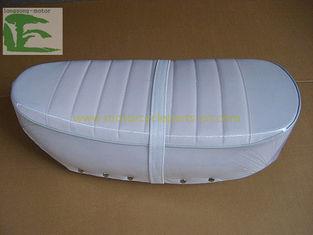 White ST70 driver seat Motorcycle Parts , Iron Steel Alloy