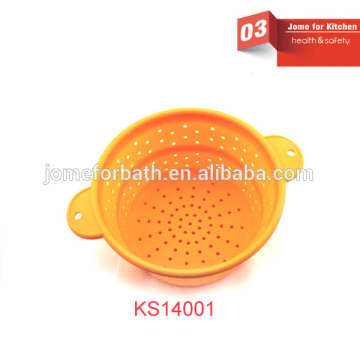 Foldable Silicone Cleaning Basket Fruit Basket Vegetable Colander