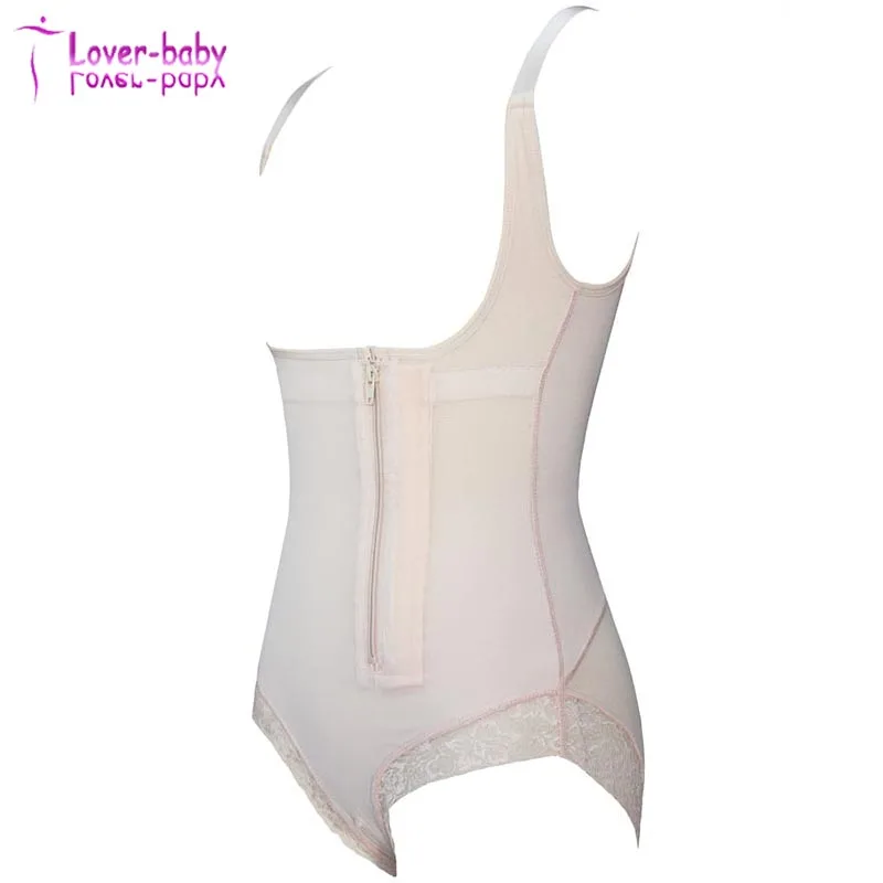 Lace Hem Underbust Seamless Butt Lifter Body Shaper with Side Zipper