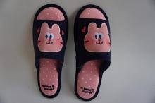 open toe fleece room shoes