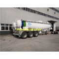 19000L 98% Sulfuric Acid Usafirishaji wa nusu-trailers