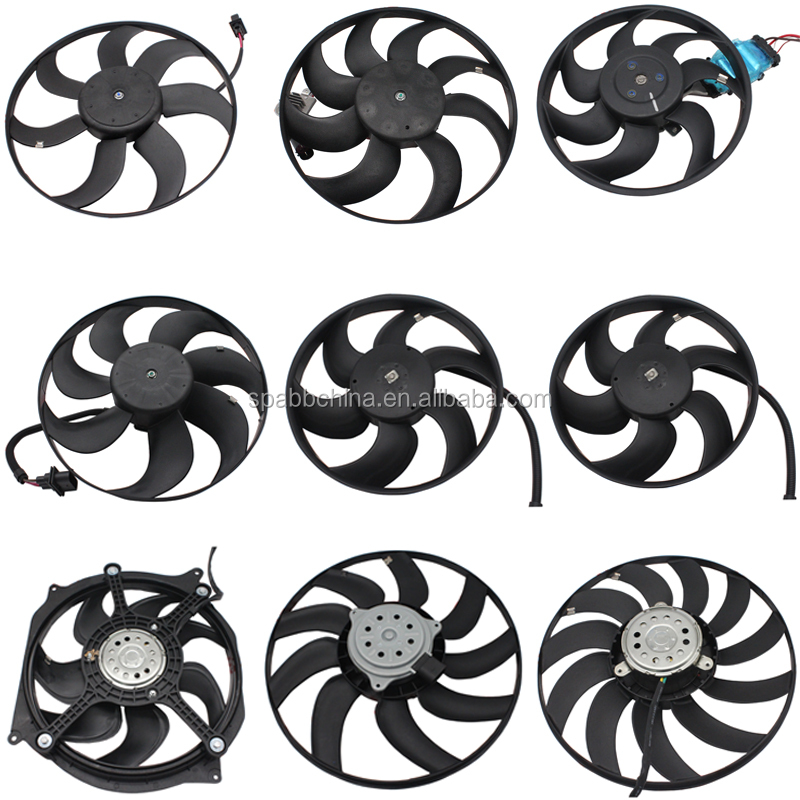 8K0959455G Electric Plastic Radiator Cooling Slim Fans For Motor For Audi A4L/Q5/B8/B9/Q3/A5/C7