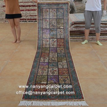 2.5'x9.84' Handwoven Silk Persian Gallery ​Runner