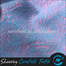 Tissu polyester élastique tricoté double couleur