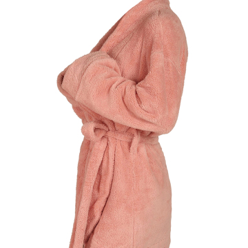 Women's Warm Fluffy Thick Microfibre Flannel Fleece Bathrobe