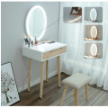 Makeup Dressing Vanity Table Set for Small Space