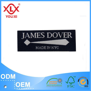 Custom Necktie label low minimum for garment