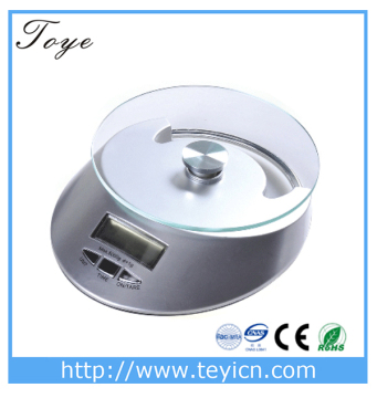 food scale digital kitchen scale digital kitchen scale 5kg ,3kg,5kg (TY--801--Silver)