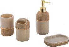 Pompousness Polyresin Bathroom Accessory Set 4-piece