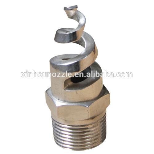 Industry cooling and cleaning non clogging SS spiral nozzle