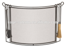 Extremely Popular Iron Fireplace Screen