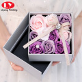 Exquisite gift double - deck rose flower box