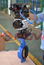 dn600 Shipyard pneumatic bronze butterfly valves