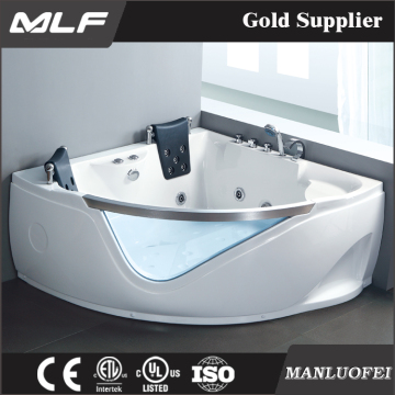 MLF-D8927 guangdong elegant bubble with lights bathtub fiberglass price