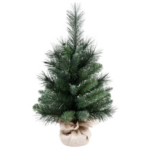 8ft.Flocked Montreal Fir Artificial Christmas Tree