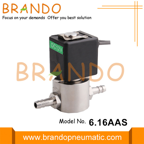 6,5 mm de tuyau Barb Anti-corrosion Isolement Solenoïde