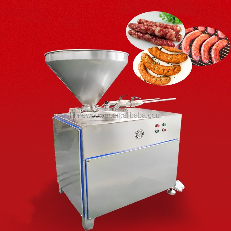 high quality Meat Filling Stuffer Twisting Automatic Pneumatic Quantitative Sausage Stuffer Sausage Stuffing Machine