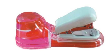 Acrylic liquid stapler with customized floaters
