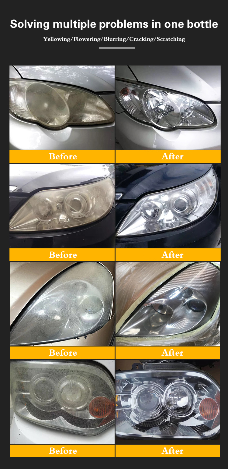 Car Headlight Cleaner Headlight Restoration Kit