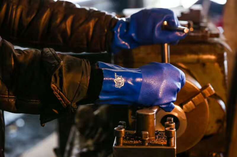 Chemical PVC Coated gloves