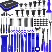 238-Piece Trim Removal Tool Kit: Fastener Remover & Pry Tool Set with Storage Bag